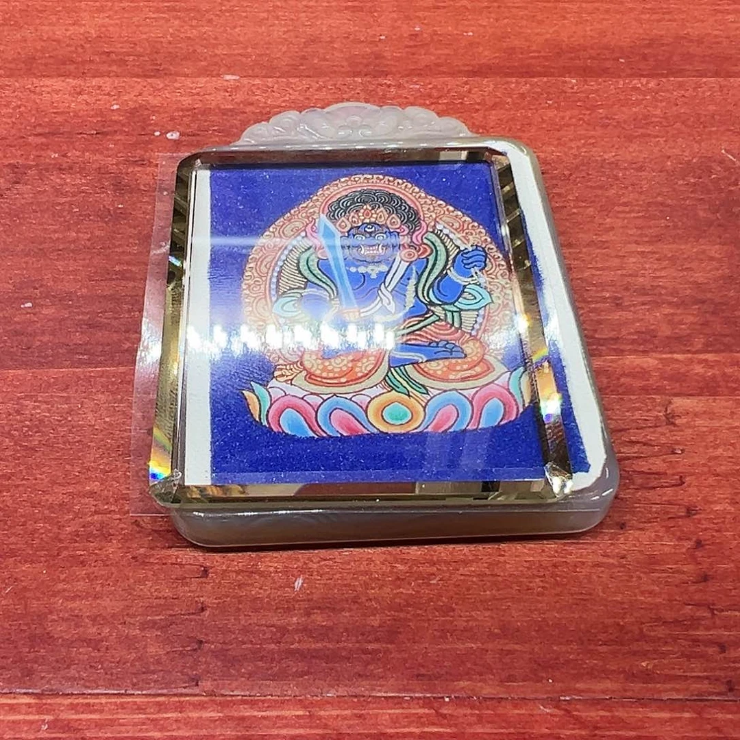 吊坠全手绘热贡唐卡不动