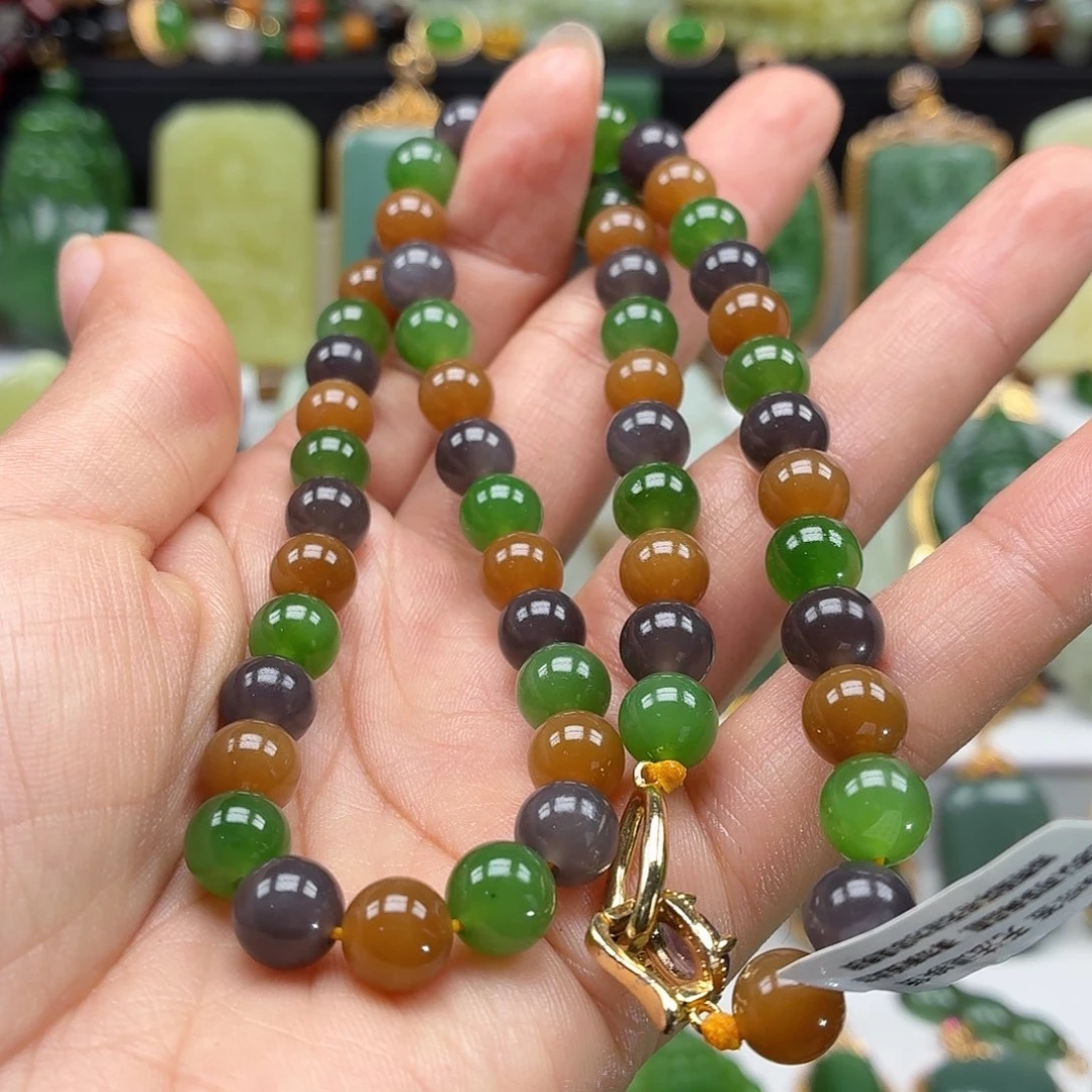 和田玉未镶嵌颈饰8