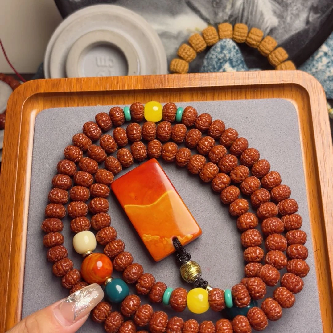 金刚菩提吊坠一代纯血老树王六瓣