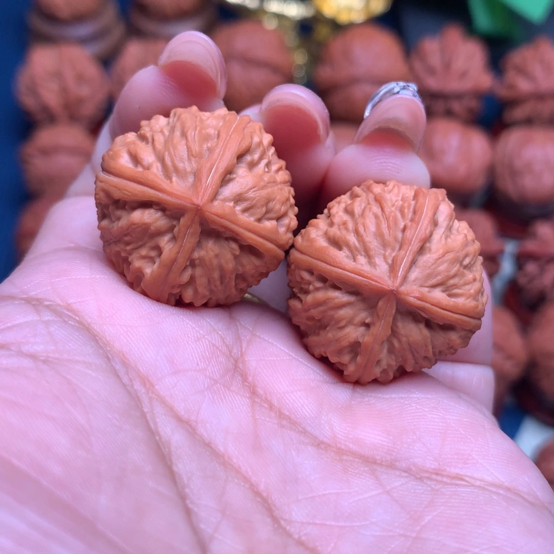 把件文玩核桃蚂蚁四棱