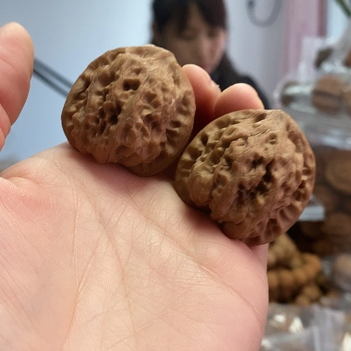 文玩核桃把件37靠山王小众蜡皮