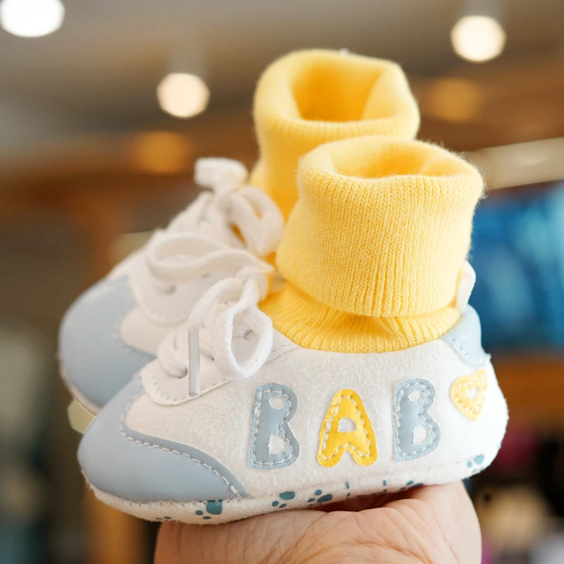 婴儿鞋子软底防滑学步鞋春秋款初学宝宝鞋子0-1岁学步防掉步前鞋