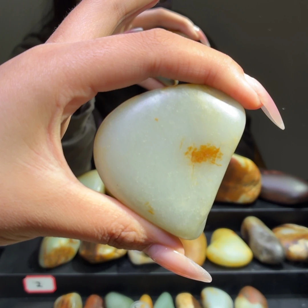 和田玉未镶嵌挂件136.2