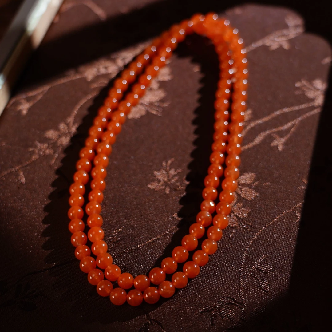 【缺货】南红108颗项链 7mm DG0043