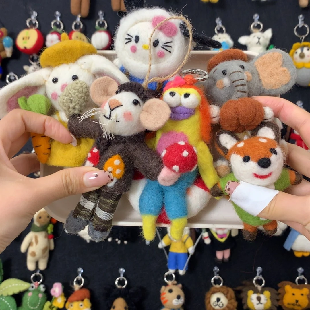 羊毛?羊毛毡挂件棒棒糖