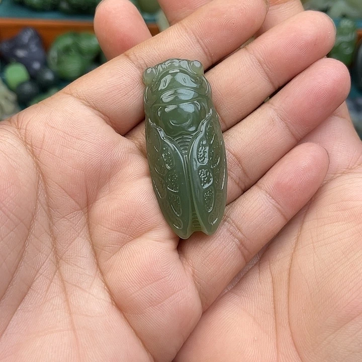 和田玉未镶嵌吊坠(不含链)