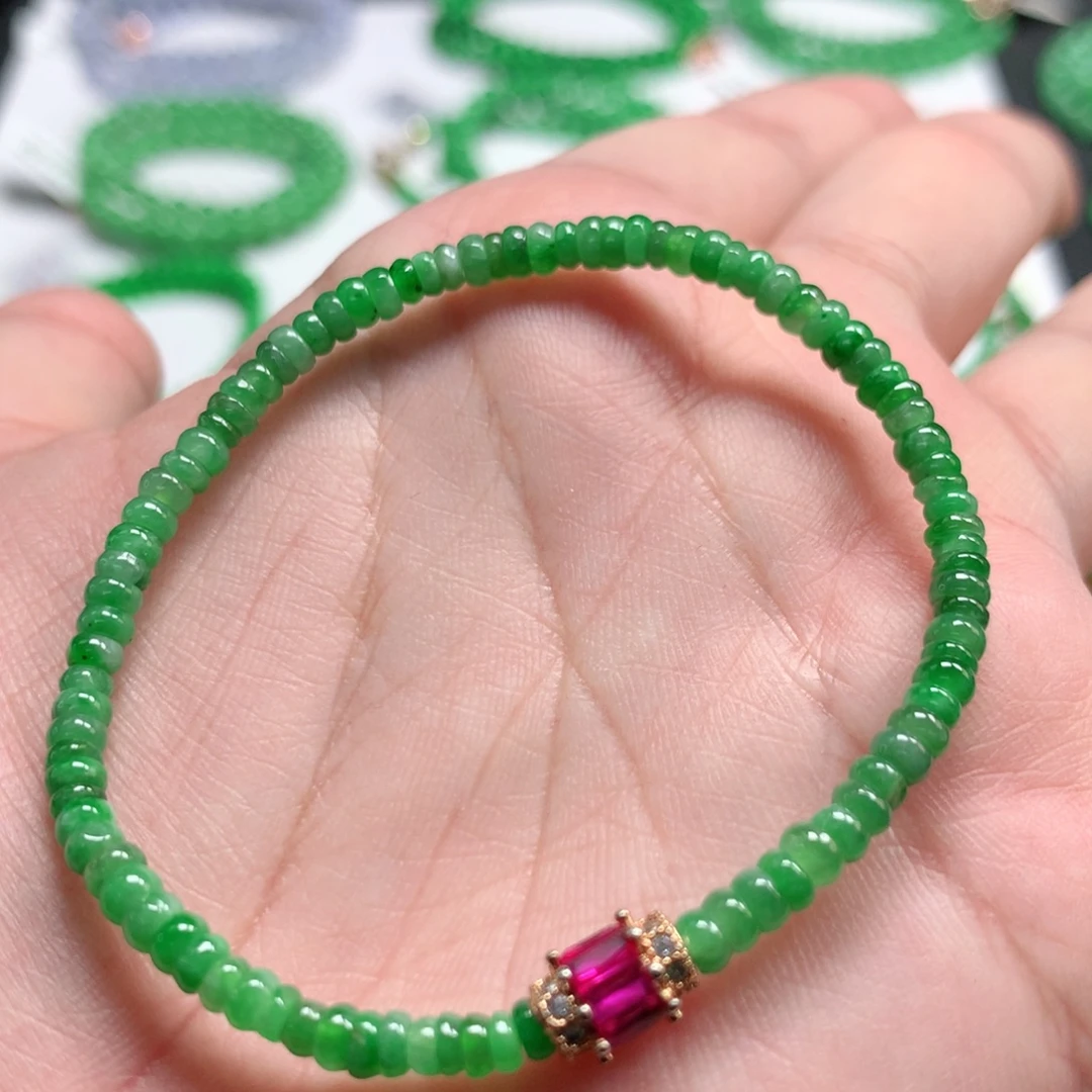 翡翠未镶嵌手链翡翠