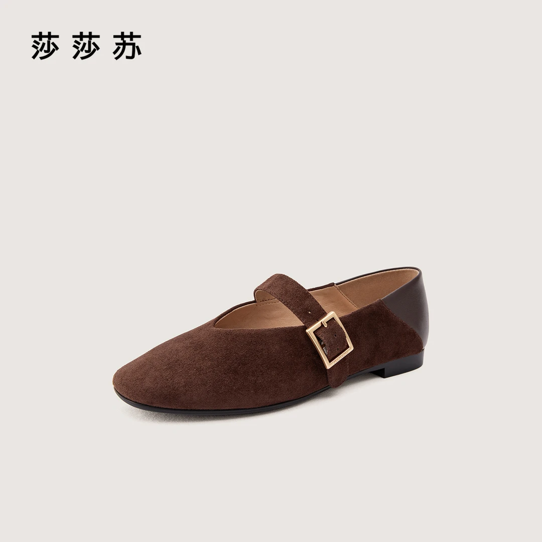 【许愿少女】莎莎苏2025新款两穿法式玛丽珍女鞋芭蕾单鞋ZA65305-40