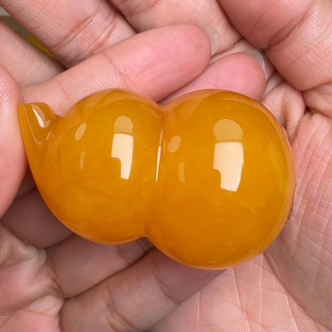 蜜蜡未镶嵌毛衣链无优化无烤色无补胶无覆膜无辐照无煮蜜