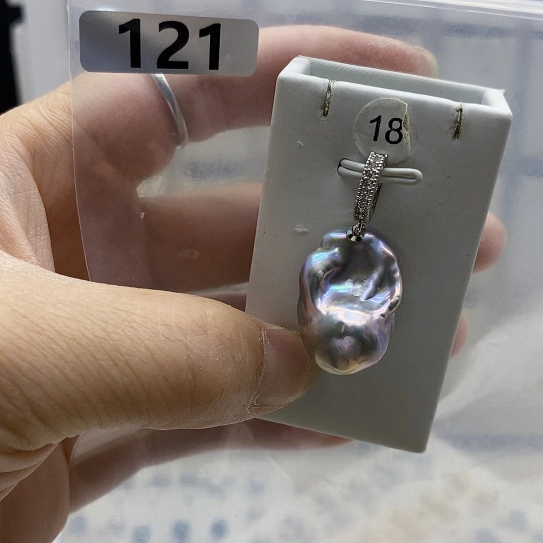 颈饰合金淡水珍珠