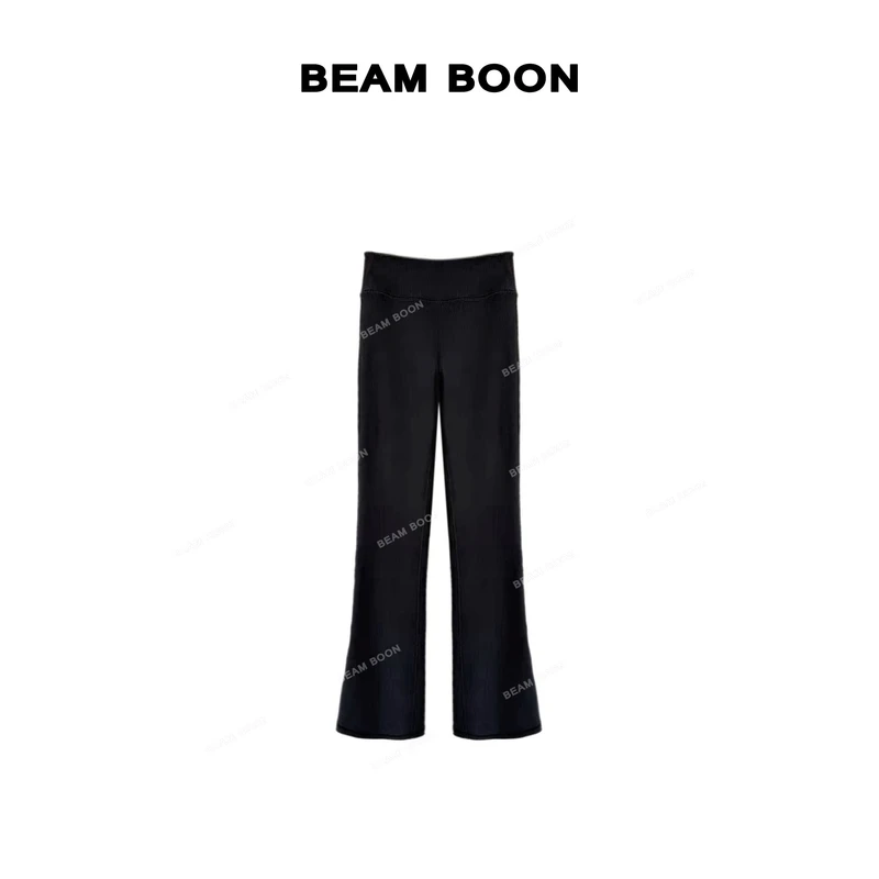 Beam Boon|【帕梅拉喇叭裤】Lu*高弹轻盈四面弹裸感亲肤喇叭瑜伽裤