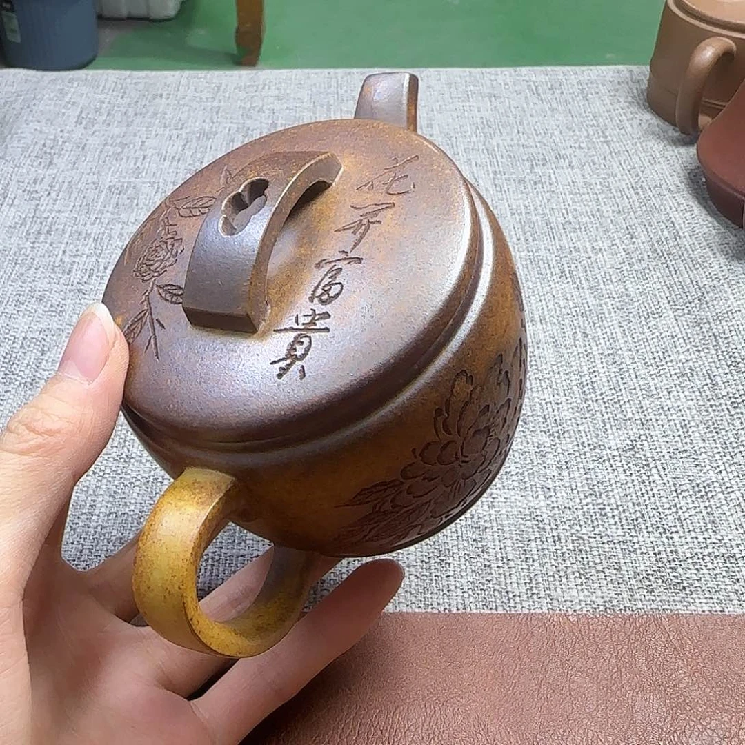 茶壶紫砂民间手艺人全手工制作