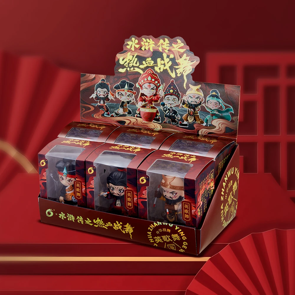 正版授权潮汕英歌舞手办摆件手办礼 第一弹开窗六只装460