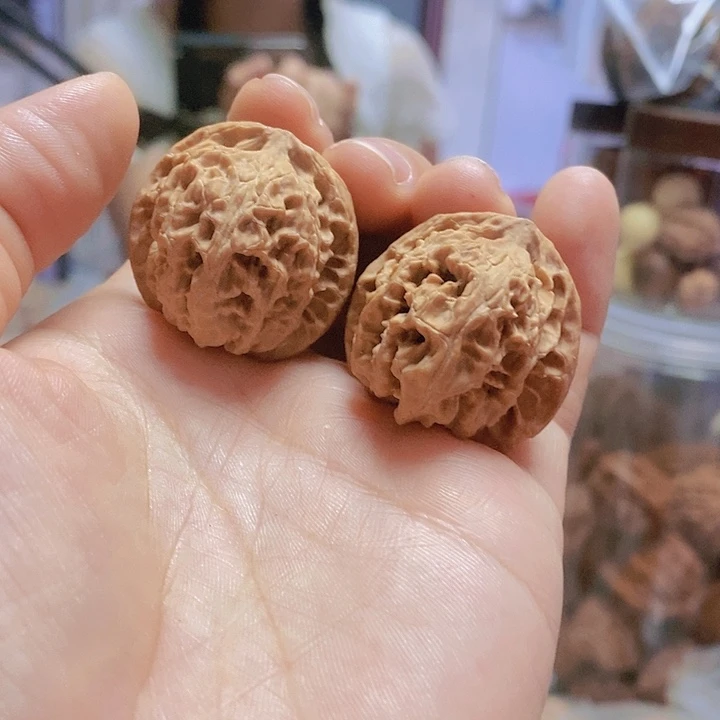 【闪购商品】文玩核桃把件32苹果迷你