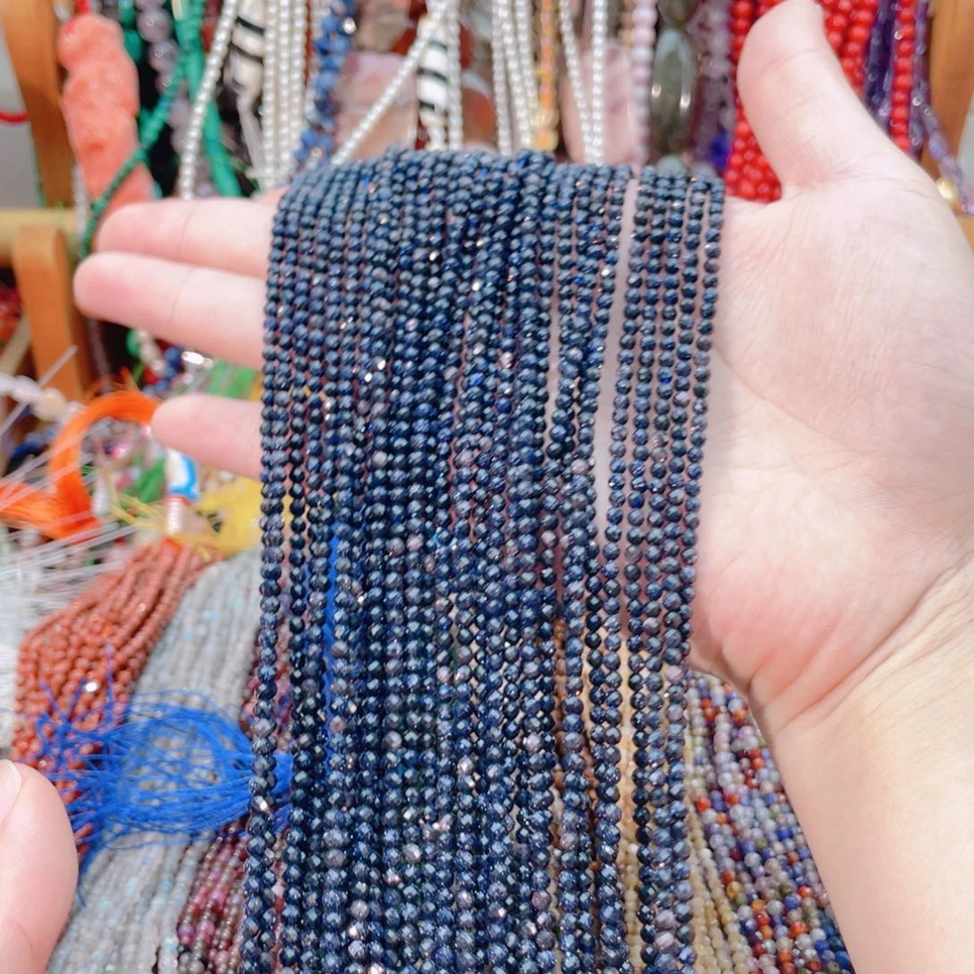 玛瑙/玉髓未镶嵌珠宝半成品蓝沙2条卡3