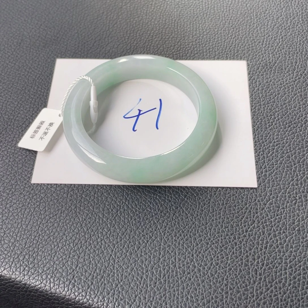 翡翠未镶嵌手镯41号