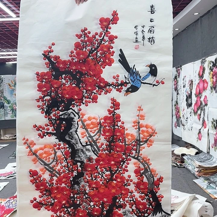 国画无毛和被绒毛或被绒毛和