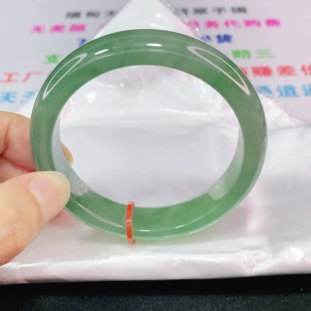 未镶嵌手镯翡翠57.5圈口正圈