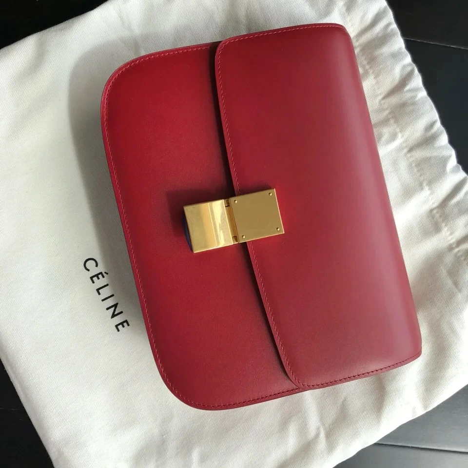 95新 Celine/思琳  Celine瑟琳红色box24060101-02