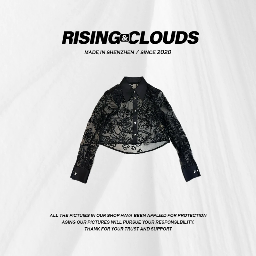 RISING&CLOUDS小云姐【观言】2025显瘦深圳百搭时尚衬衫020361