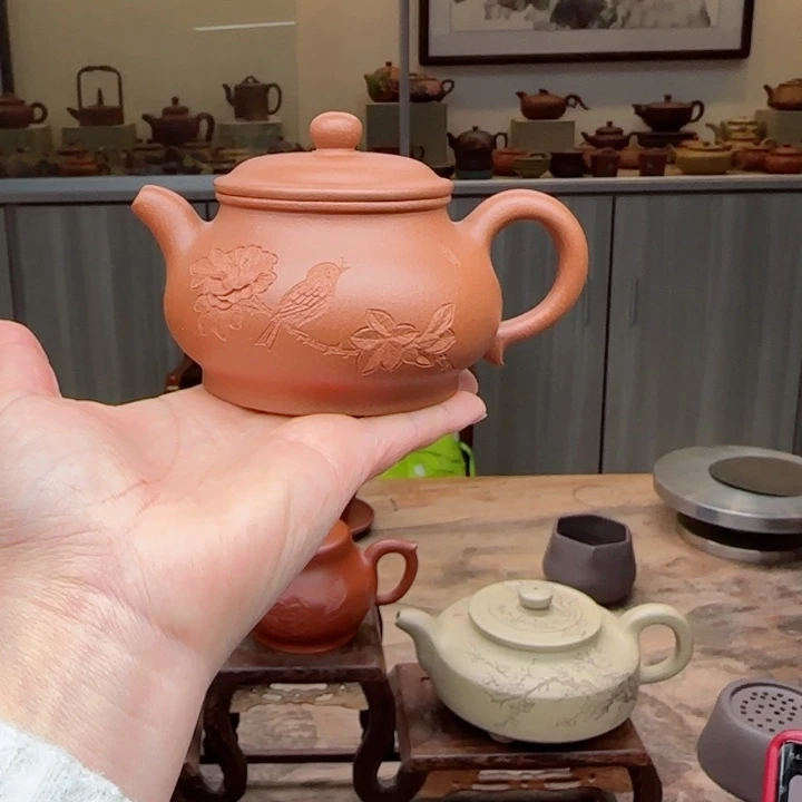 紫砂茶壶降坡泥180 c C夫妻双国工制作