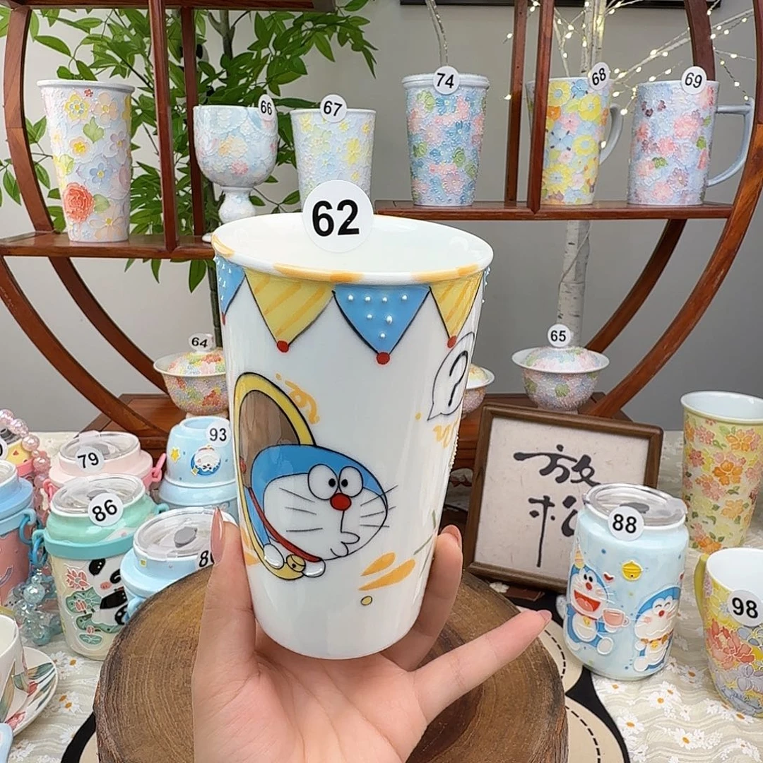 S62景德镇手绘高温釉下彩玉泥