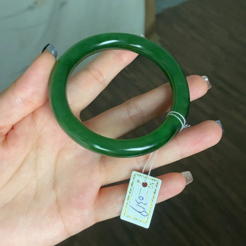 【闪购商品】未镶嵌手镯和田玉（碧玉）