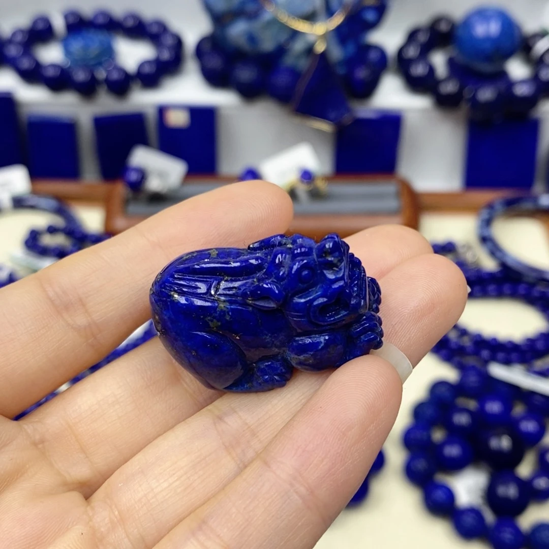 青金石颈饰未镶嵌金*纳