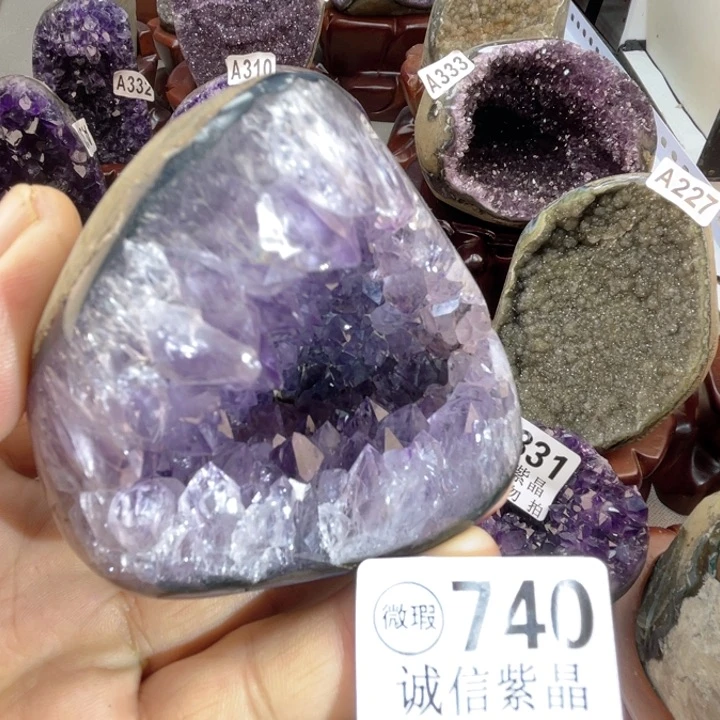 未镶嵌大型摆件（非配饰）紫晶