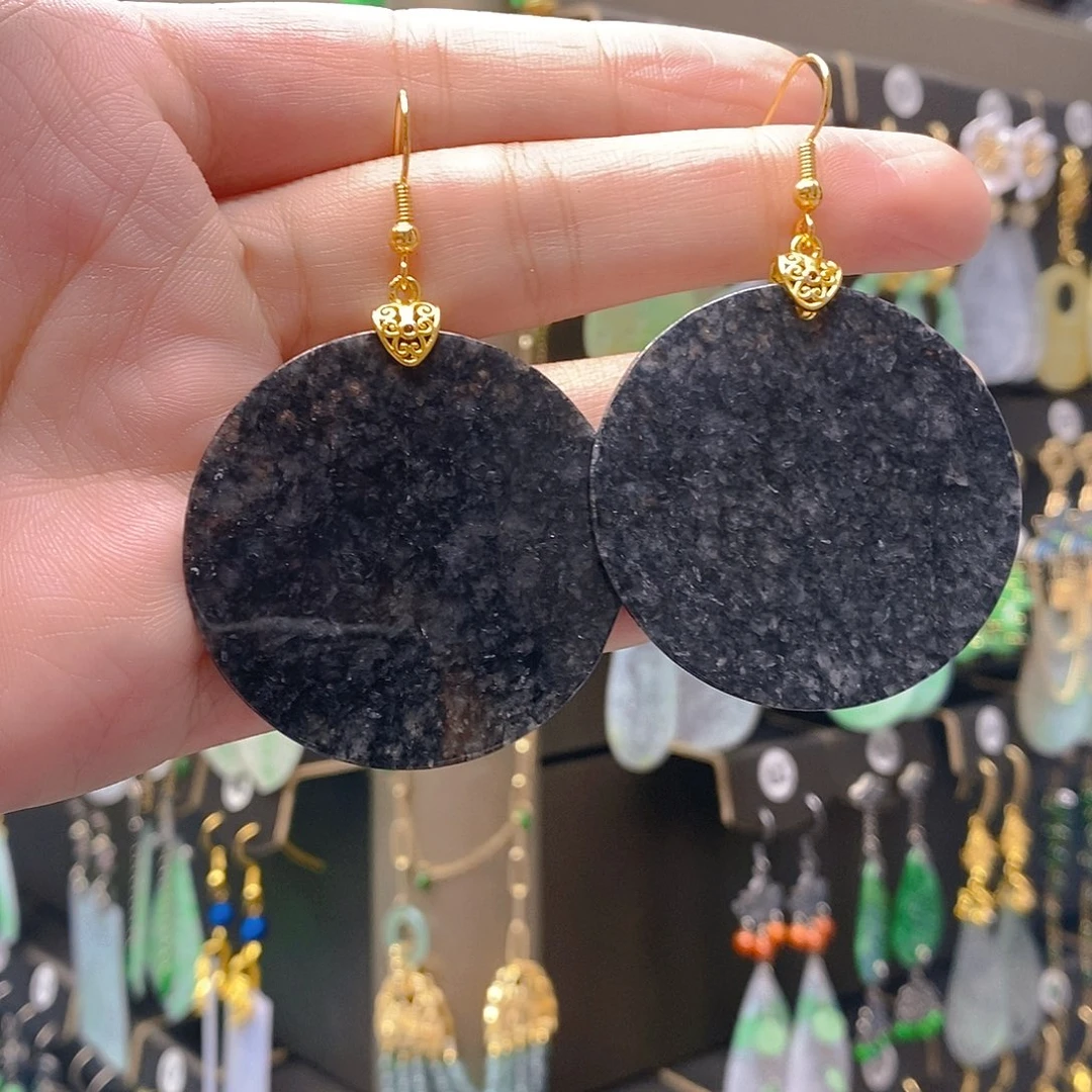 未镶嵌翡翠耳饰翡翠