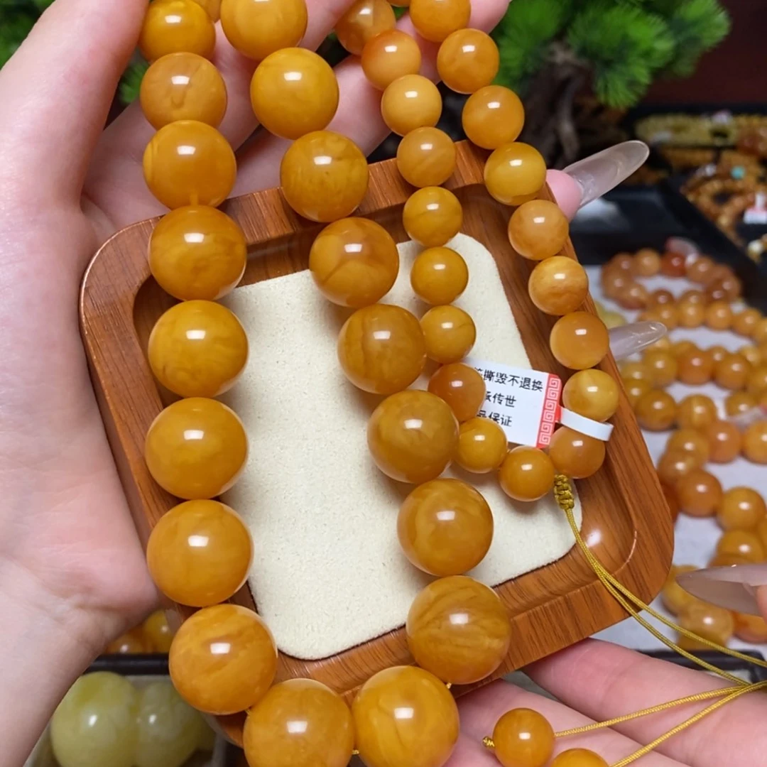 【闪购商品】蜜蜡颈饰未镶嵌项链