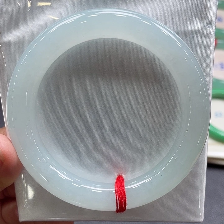 未镶嵌手镯翡翠强推白月光圆条