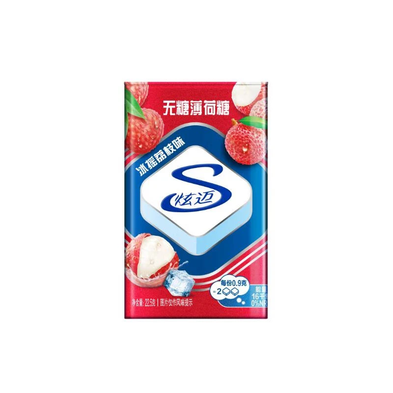 炫迈无糖薄荷糖（冰摇荔枝味）22.5g