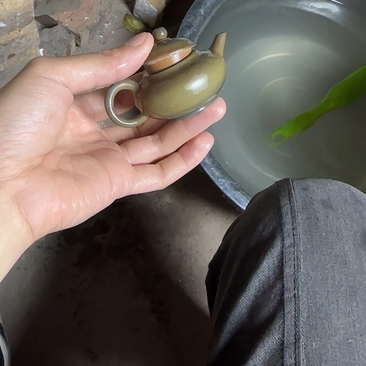 紫砂茶壶坭兴陶柴烧