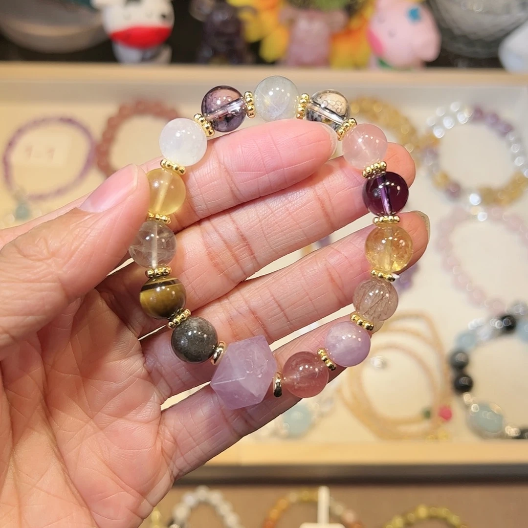 水晶手链未镶嵌多宝