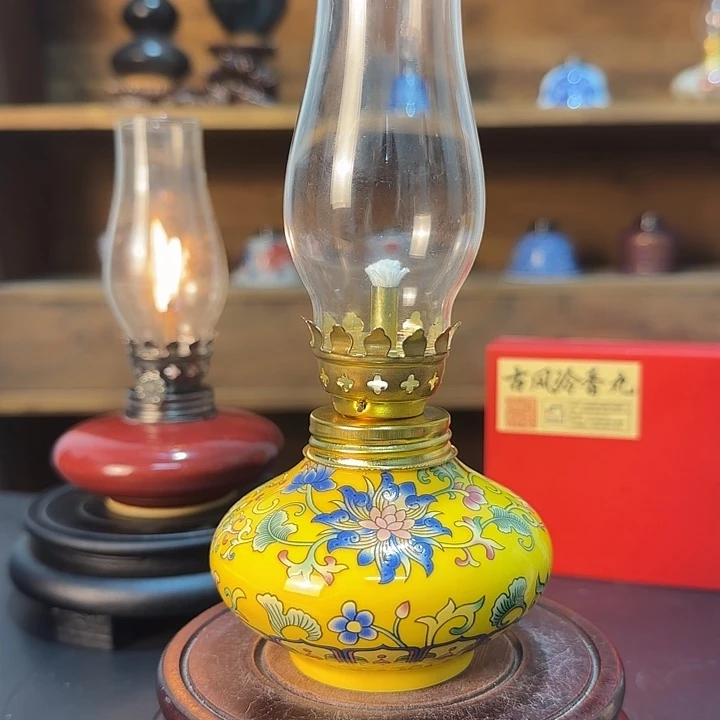 摆件景德镇陶瓷香薰灯