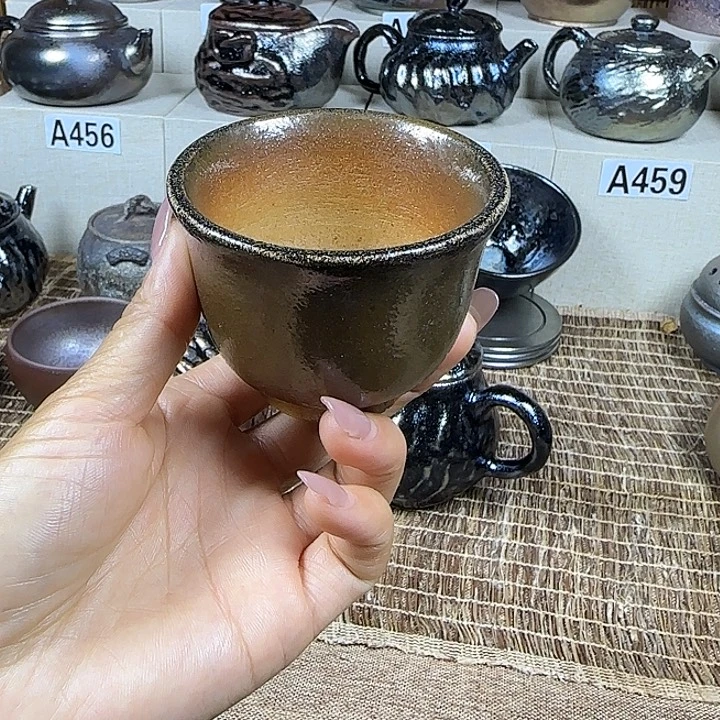 云南建水紫陶古法柴烧壶