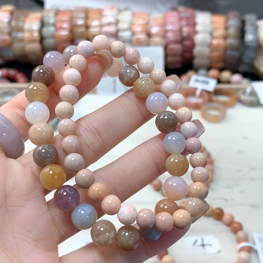 硅化珊瑚（珊瑚玉）手链未镶嵌o****k223