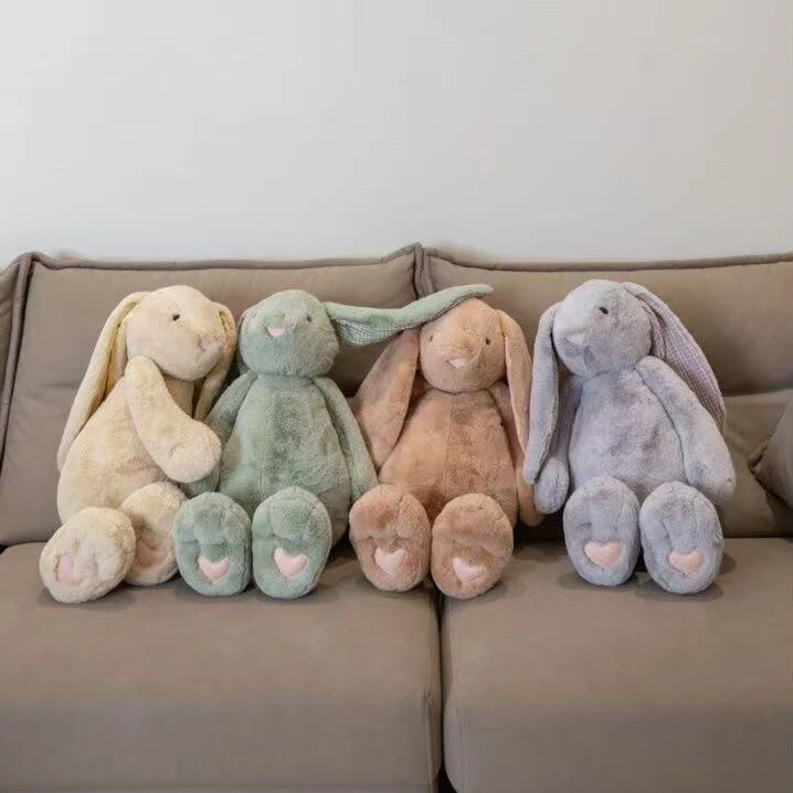 雅赞A类陪伴哄睡宝宝礼物可啃咬大号嗨皮兔