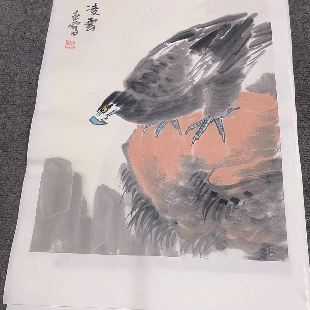 国画1.4平尺纯手绘国画作品