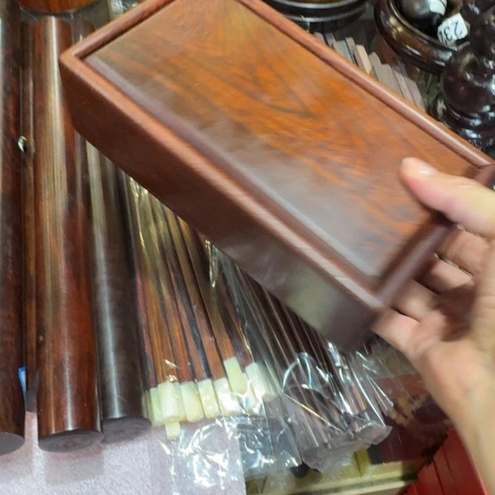 吉***意大果紫檀（缅甸花梨）花梨木抽拉盒