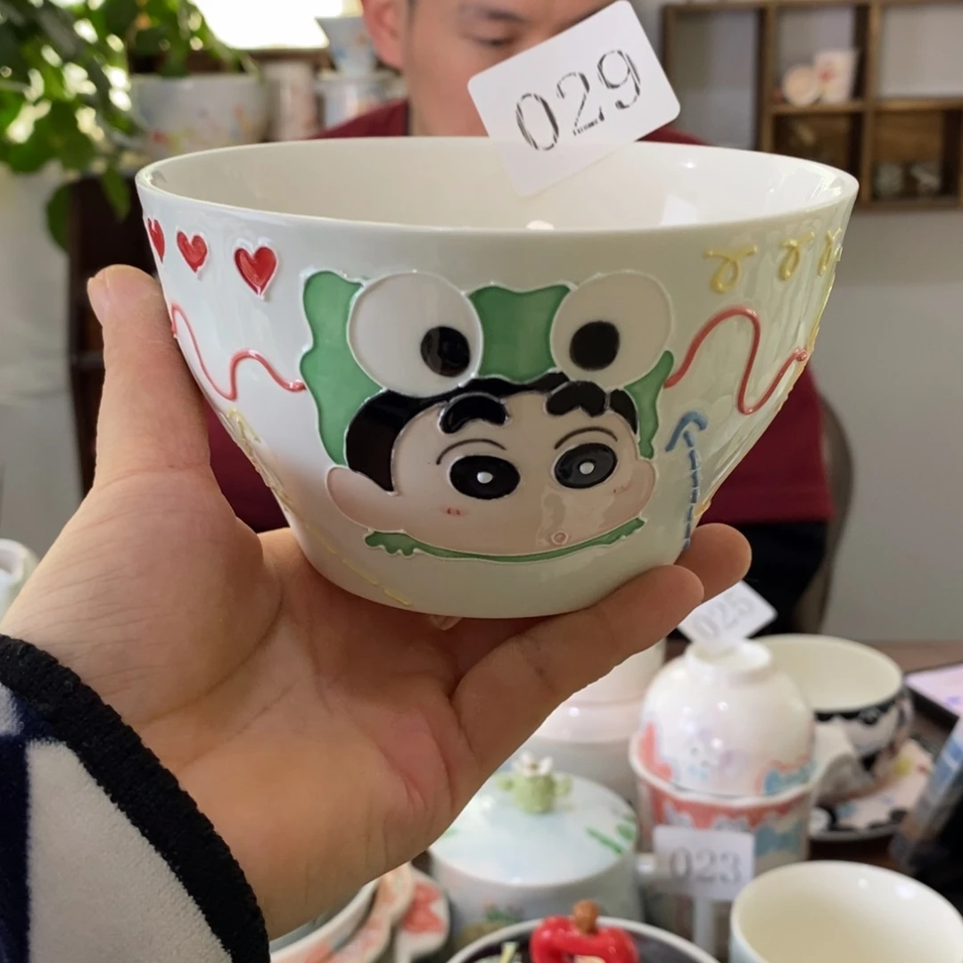 摘****瓷片景德镇釉下彩手绘