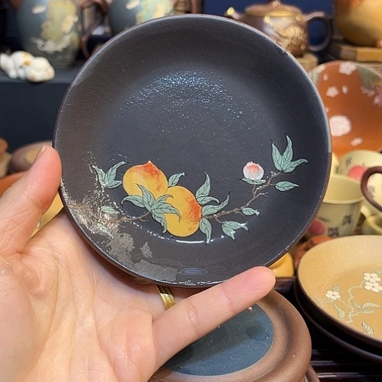 紫砂茶杯七*姐紫砂壶承