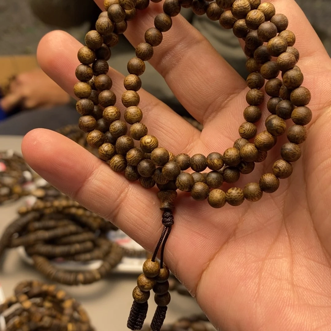 沉香手串圆珠05多圈多样性发一