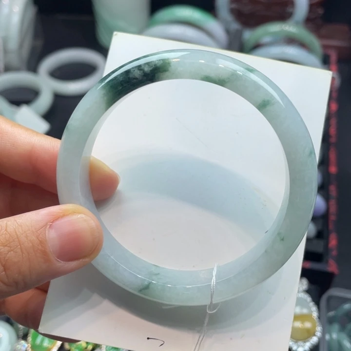 翡翠手镯未镶嵌翡翠手镯57圈口