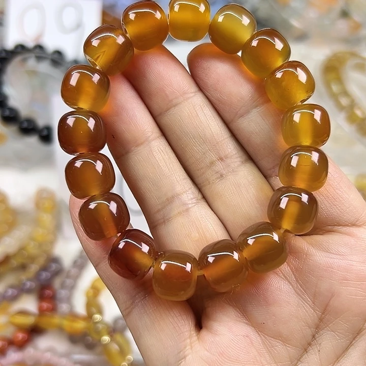 玛瑙/玉髓合金手链