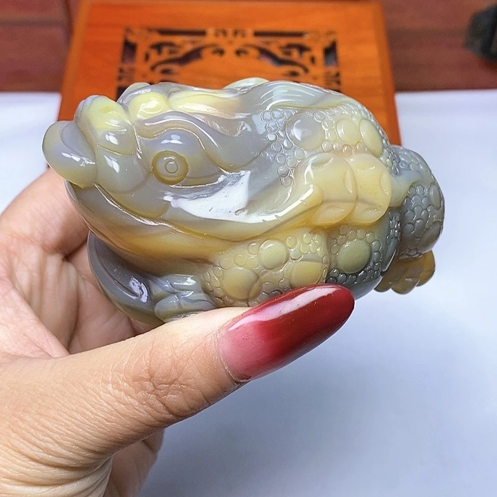 玛瑙/玉髓手把未镶嵌李*