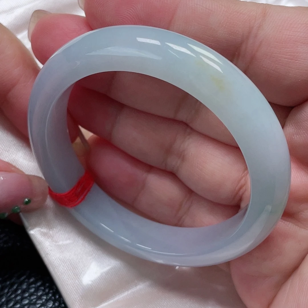 未镶嵌手镯翡翠缅甸翡翠手镯52圈