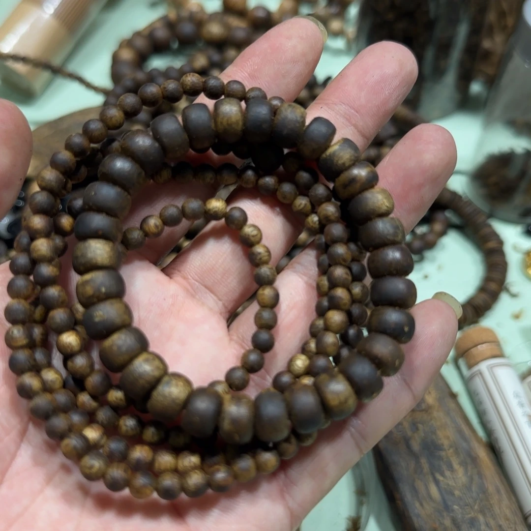 沉香沉香碎屑05十08多圈十片片料