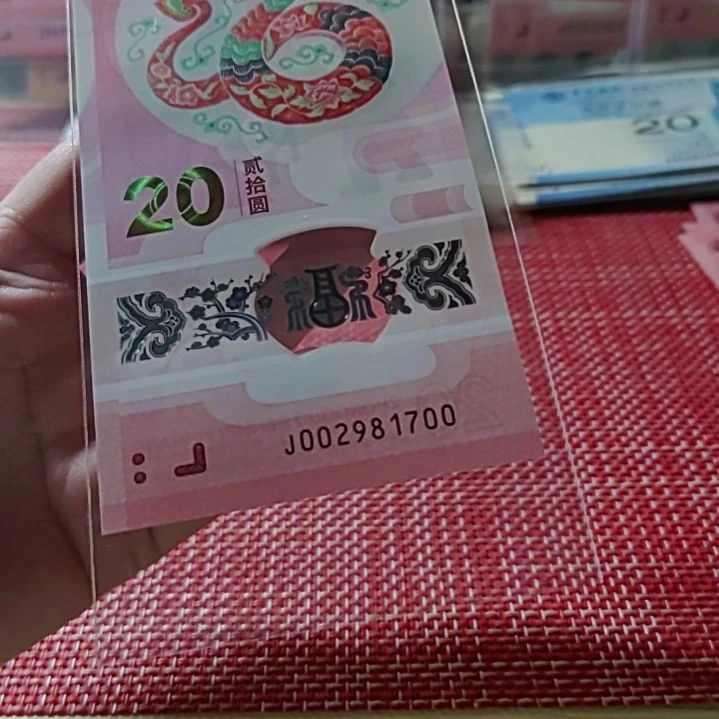 塑料小蛇钞天灵灵地灵灵002981700单张